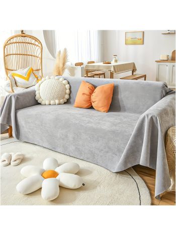 Sofa Überzug, Wasserdichter Sofabezug, 90*180 /Hellgrau Sofaüberwurf für 1/2 Sitzer, Rutschfester & kratzfester Couch Überzug, Moderne Sofadecke, Stretch Sofa Überzug, Sofa Cover für Hund, Katze, Haustier
